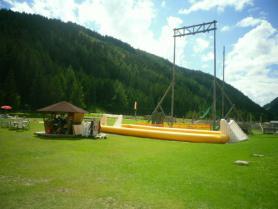 Trampolína v Ramsau Atrakce na koupališti pod Rittisbergem