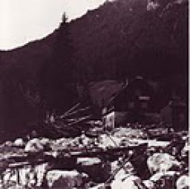 Zkáza, kterou způsobila voda Historie Lodenwalke, povodeň 05.08.1938